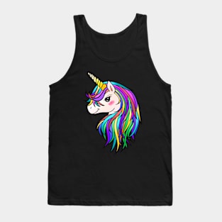 cute unicorn Pastel gift for women,unicorn lover ,fantasy Tank Top